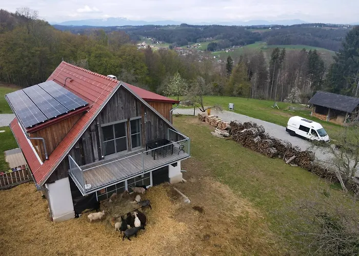 شقة Wohlfuehloase Am Trausdorfberg Mit Sauna, Whirlpool Und Panorama Sankt Marein bei Graz